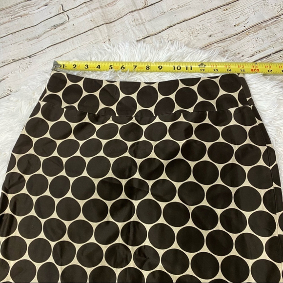 harold’s pencil skirt bold circle pattern side zipper size 8 - Picture 6 of 6